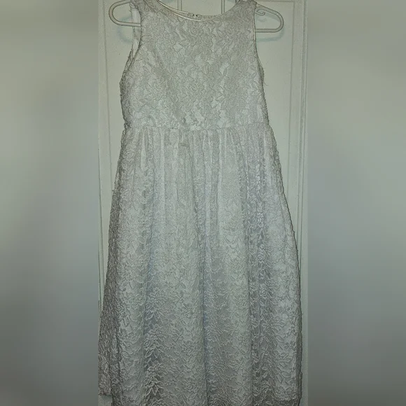 Cinderella Couture Child's 12 Lace Dress white - Picture 1 of 4